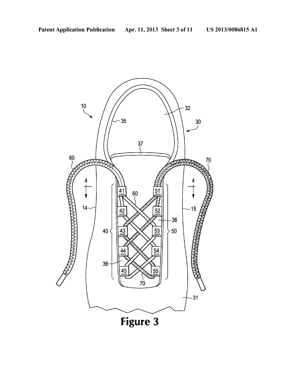 Footwear Lacing System - diagram, schematic, and image 04