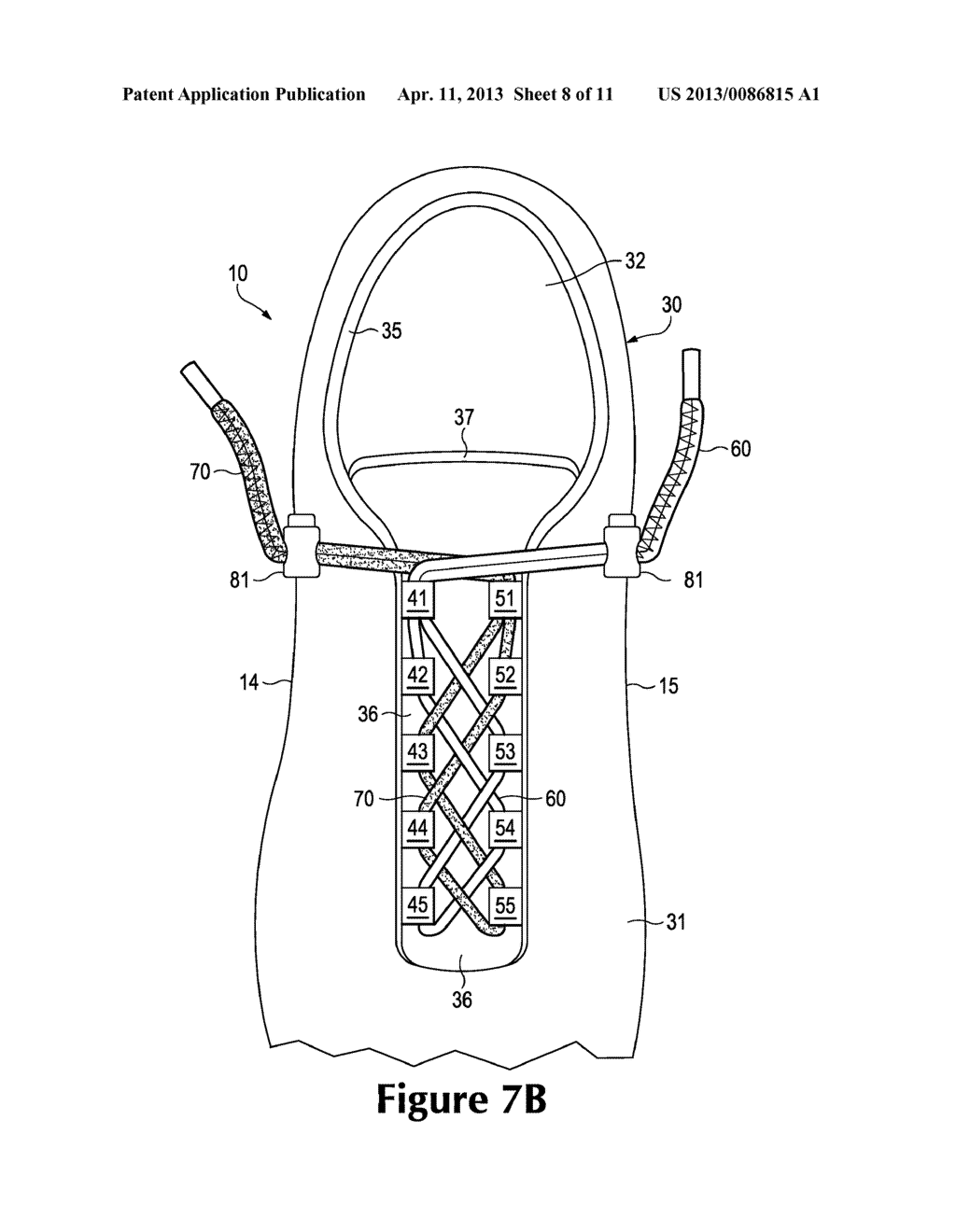 Footwear Lacing System - diagram, schematic, and image 09