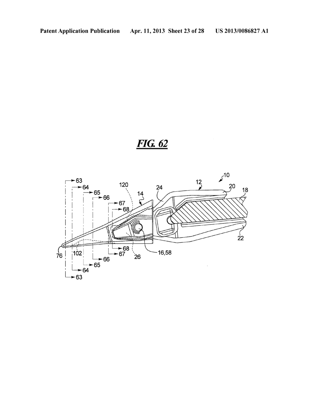 IMPLEMENT TOOTH ASSEMBLY WITH TIP AND ADAPTER - diagram, schematic, and image 24