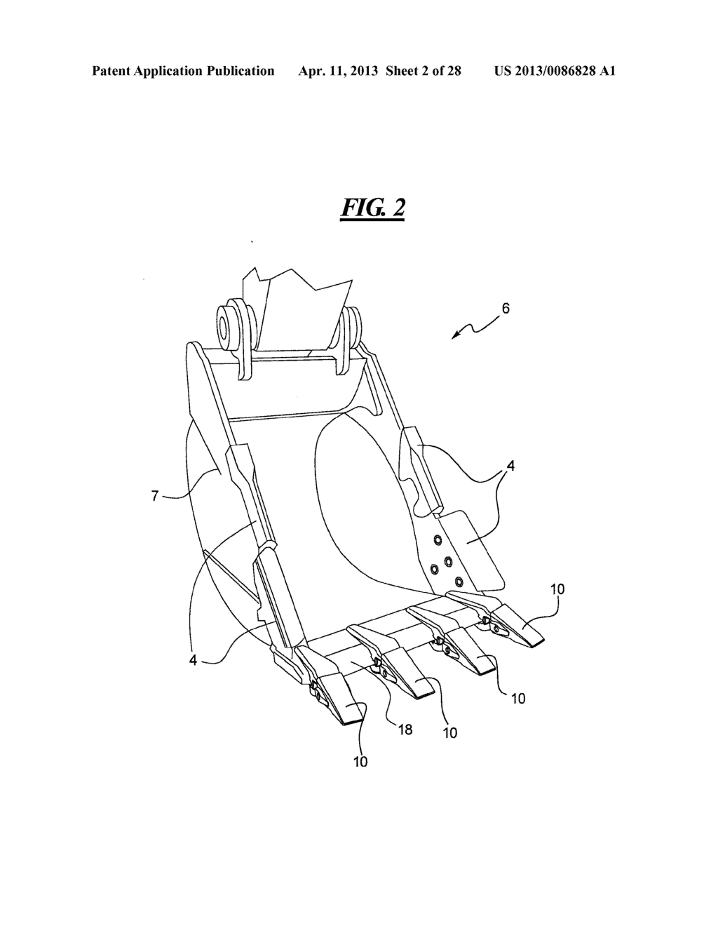 IMPLEMENT TOOTH ASSEMBLY WITH TIP AND ADAPTER - diagram, schematic, and image 03