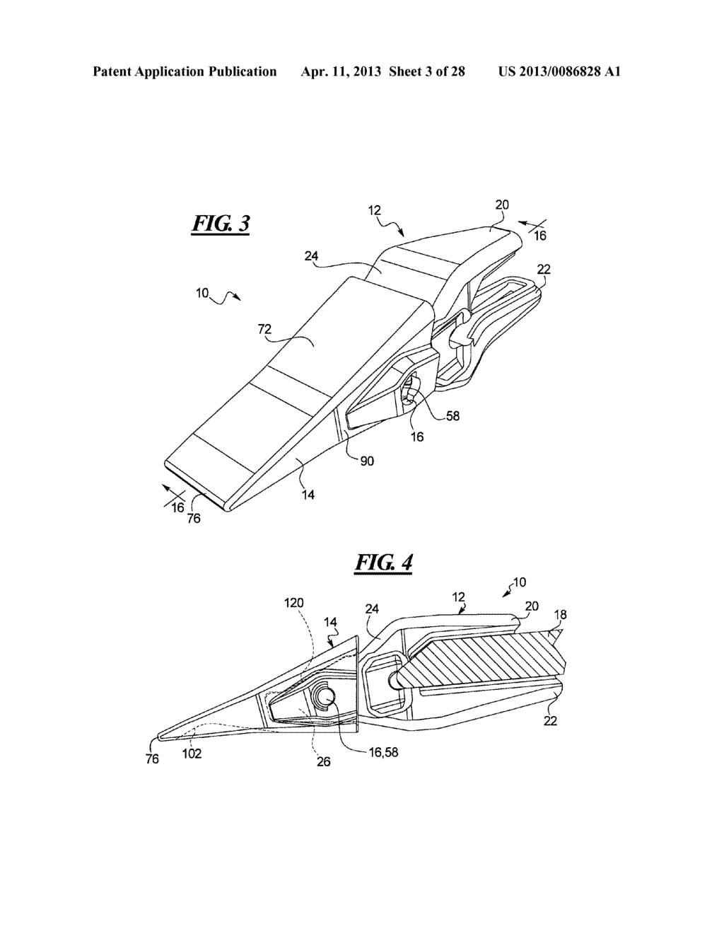 IMPLEMENT TOOTH ASSEMBLY WITH TIP AND ADAPTER - diagram, schematic, and image 04