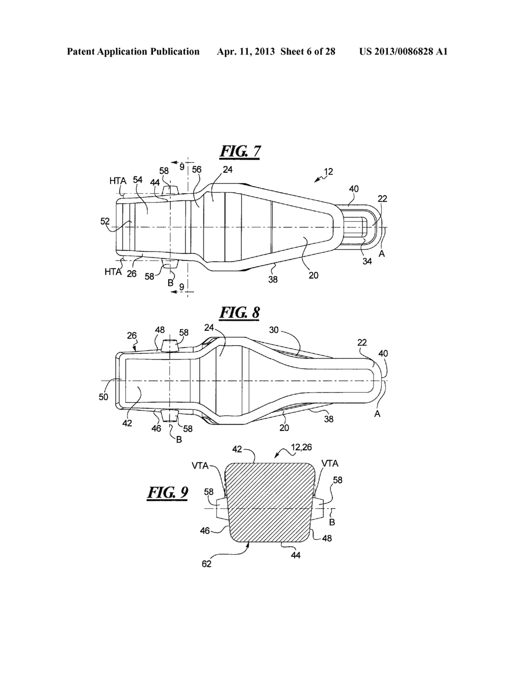 IMPLEMENT TOOTH ASSEMBLY WITH TIP AND ADAPTER - diagram, schematic, and image 07