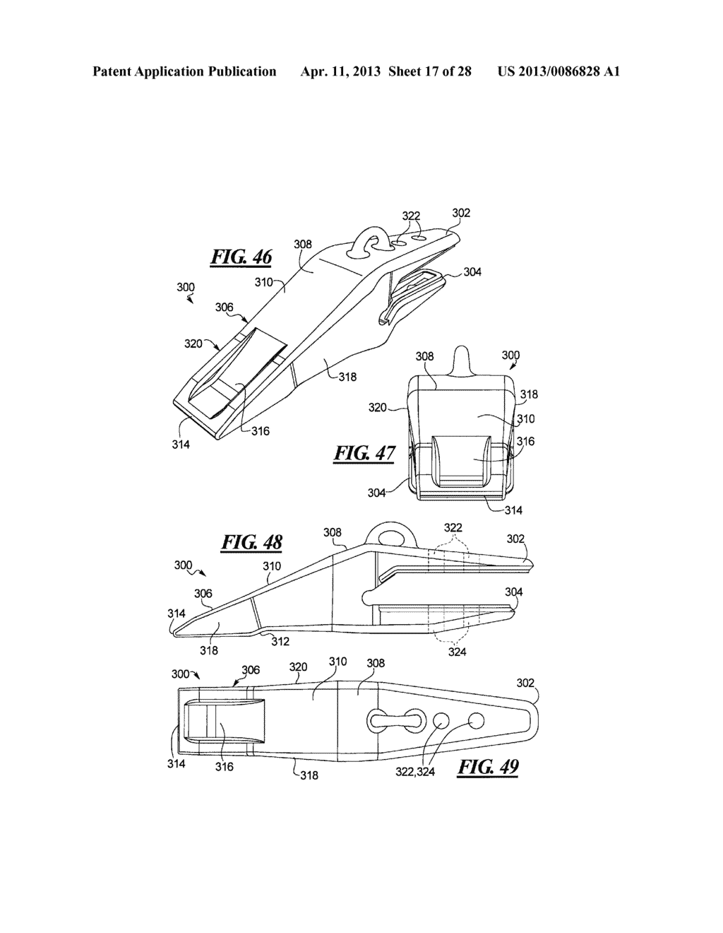 IMPLEMENT TOOTH ASSEMBLY WITH TIP AND ADAPTER - diagram, schematic, and image 18