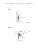 BRACKET FOR A FIRESTOP COLLAR AND USE OF THIS BRACKET diagram and image