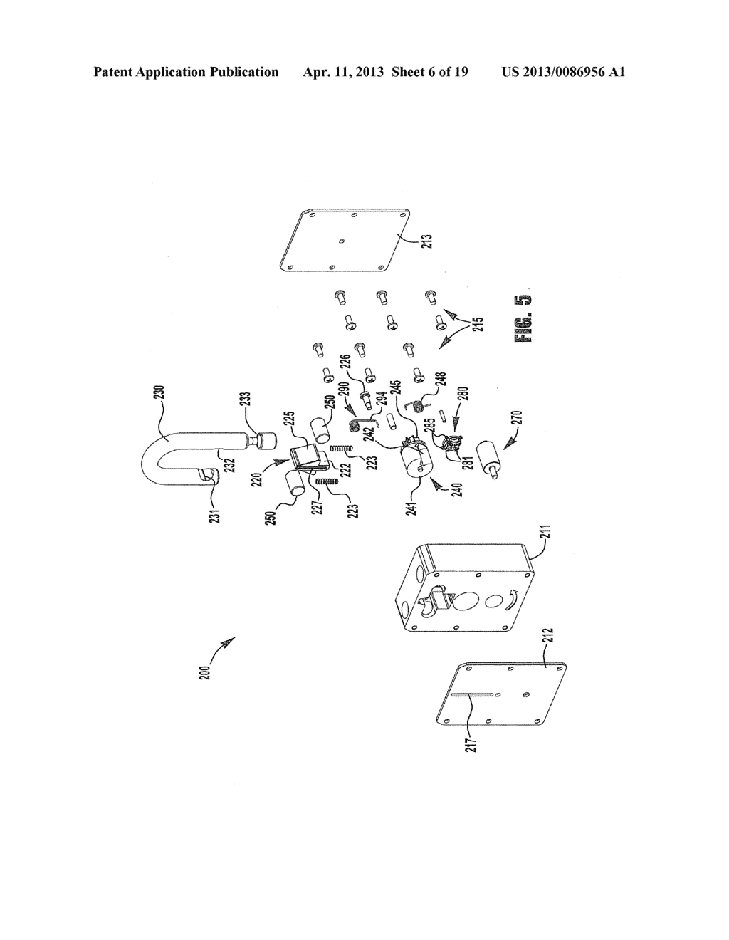 MULTIPLE MODE LOCKING ARRANGEMENTS - diagram, schematic, and image 07