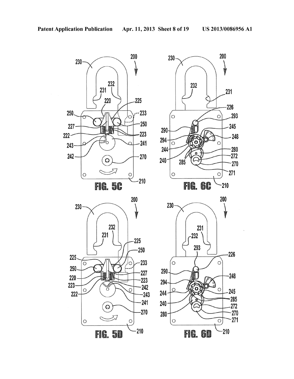 MULTIPLE MODE LOCKING ARRANGEMENTS - diagram, schematic, and image 09