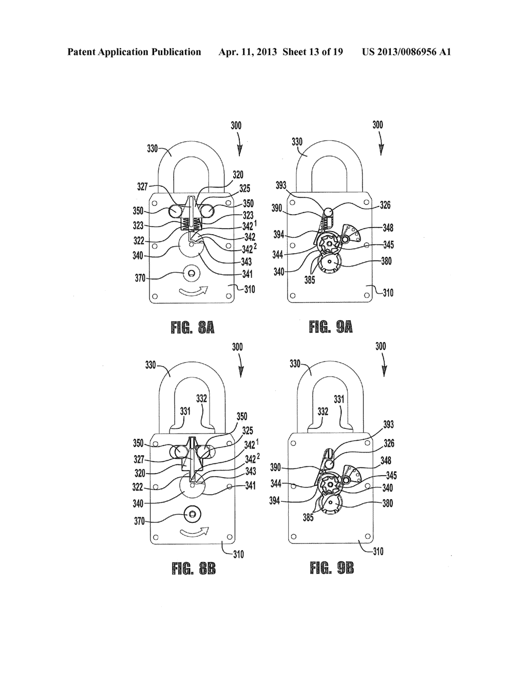 MULTIPLE MODE LOCKING ARRANGEMENTS - diagram, schematic, and image 14