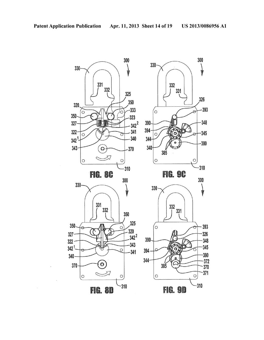 MULTIPLE MODE LOCKING ARRANGEMENTS - diagram, schematic, and image 15