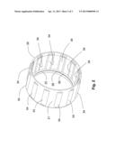 PRESSURE SENSOR HAVING A CYLINDRICAL PRESSURE MEASURING CELL diagram and image