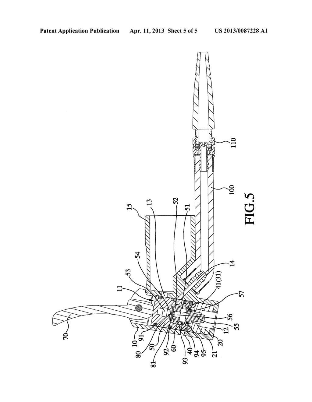 AIR PASSAGEWAY SWITCHABLE PUMP HEAD FOR AIR PUMP - diagram, schematic, and image 06