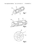 FILTER ELEMENT, PARTICLE FILTER, METHOD FOR MARKING A FILTER ELEMENT,     METHOD FOR PRODUCING A PARTICLE FILTER AND USE OF A FILTER ELEMENT diagram and image