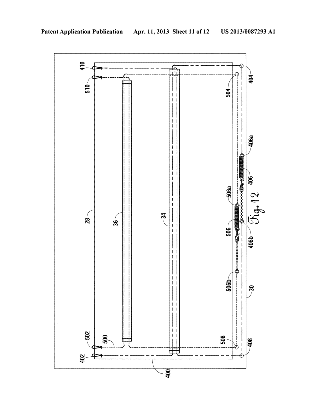 Mechanism for Raising anf Lowering a Dual Shade Convering a Window - diagram, schematic, and image 12
