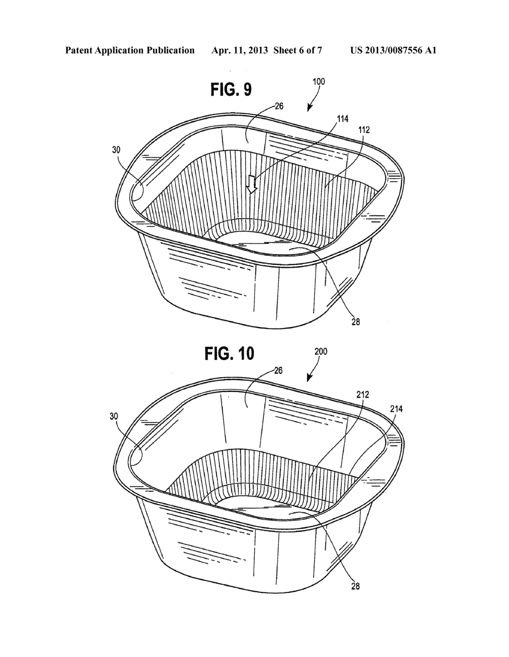 Method for Preparing a Multi-Texture Food Product Using Microwave     Interactive Packaging - diagram, schematic, and image 07