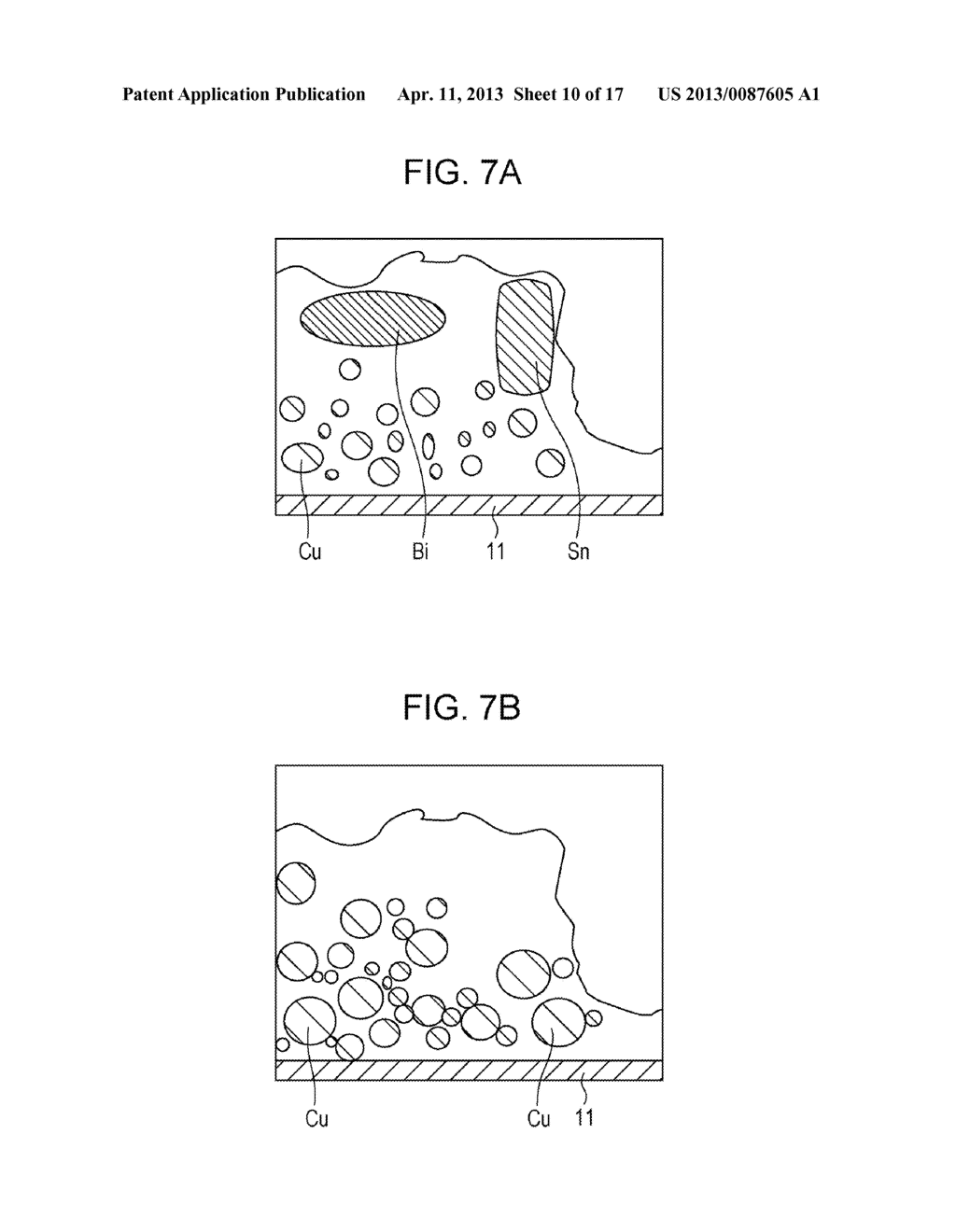CONDUCTIVE BONDING MATERIAL, CONDUCTOR BONDING METHOD, AND SEMICONDUCTOR     DEVICE PRODUCTION METHOD - diagram, schematic, and image 11