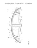 COMPLIANT CROWN PANEL FOR AN AIRCRAFT diagram and image