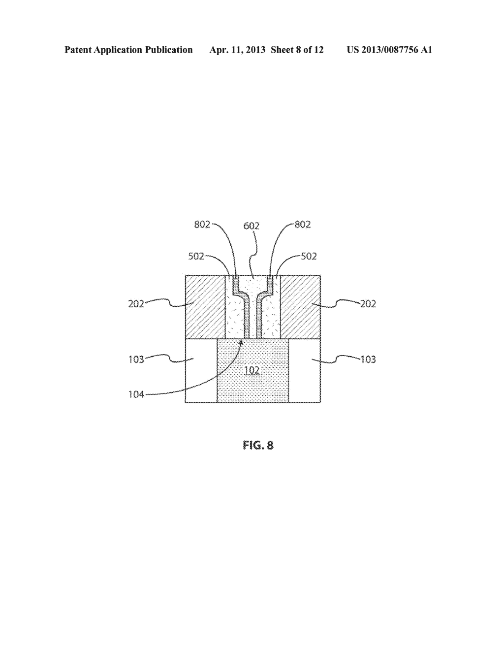 HEAT SHIELD LINER IN A PHASE CHANGE MEMORY CELL - diagram, schematic, and image 09