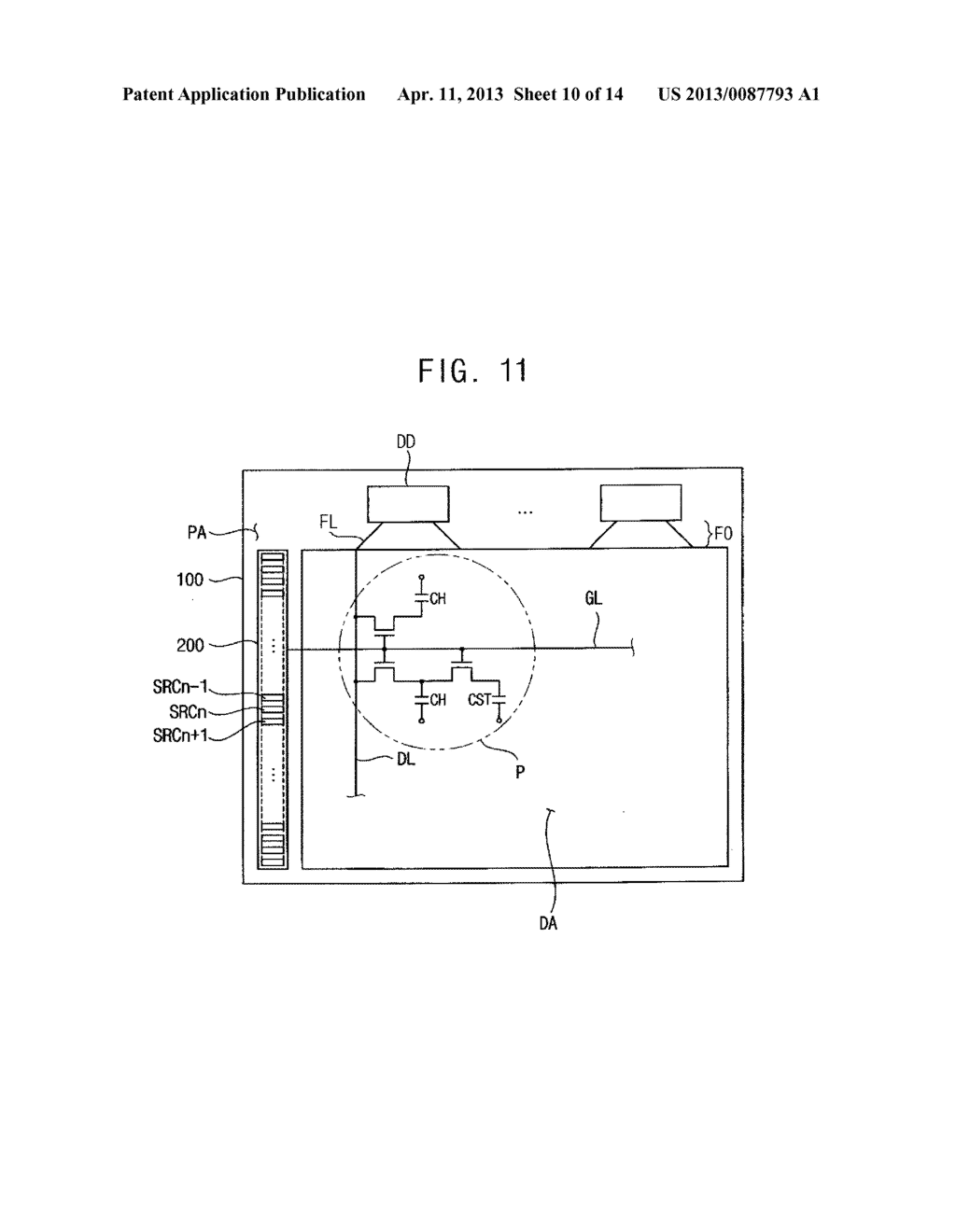 ARRAY SUBSTRATE AND METHOD OF MANUFACTURING THE SAME - diagram, schematic, and image 11