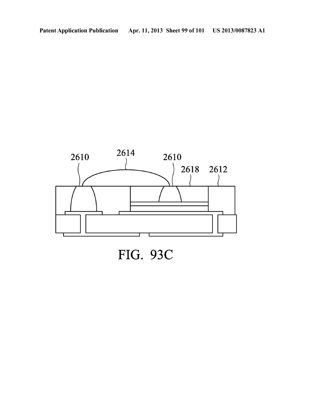 LIGHT EMITTING DIODE CHIP, LIGHT EMITTING DIODE PACKAGE STRUCTURE, AND     METHOD FOR FORMING THE SAME - diagram, schematic, and image 100