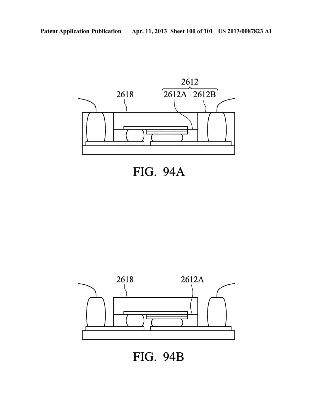 LIGHT EMITTING DIODE CHIP, LIGHT EMITTING DIODE PACKAGE STRUCTURE, AND     METHOD FOR FORMING THE SAME - diagram, schematic, and image 101