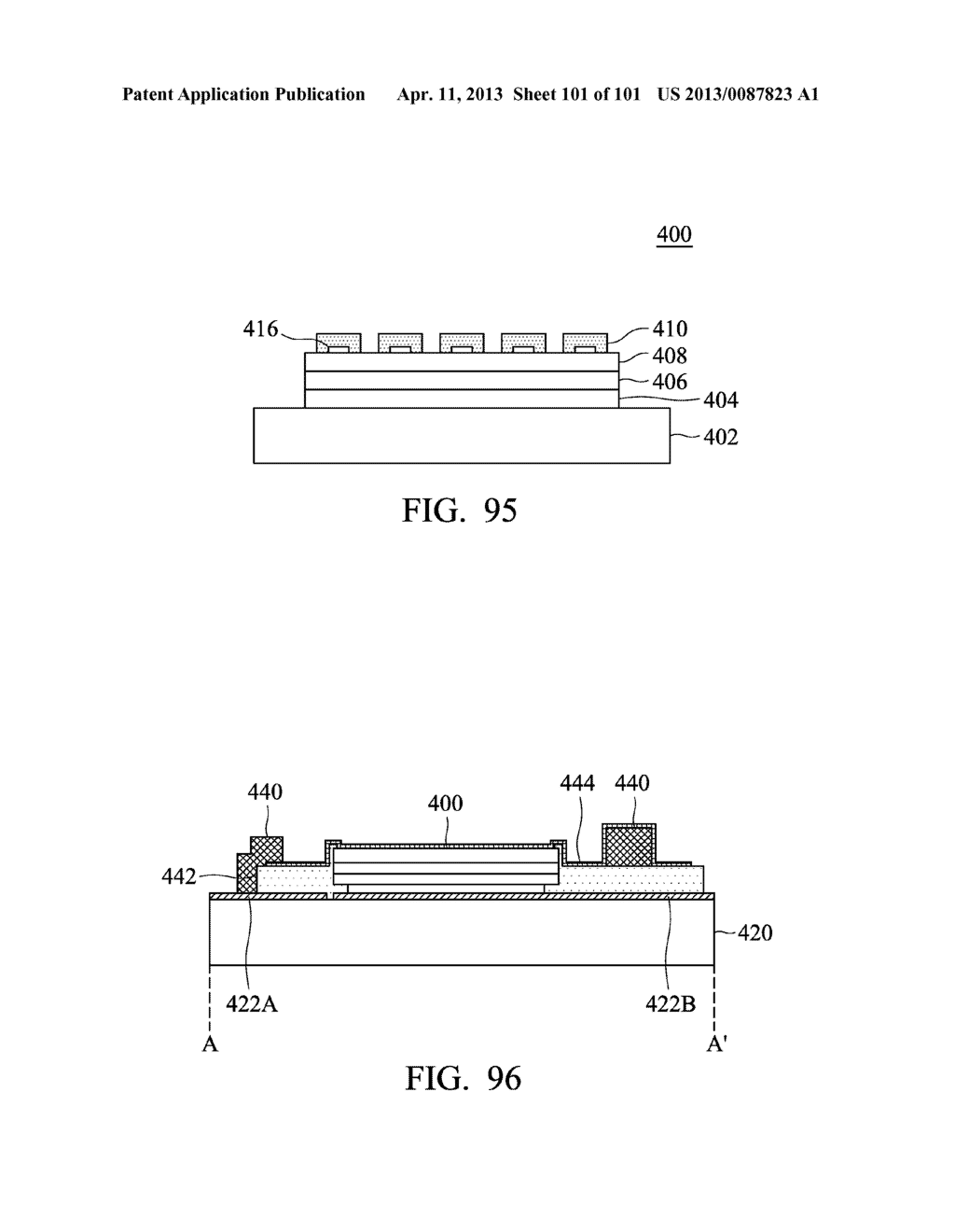 LIGHT EMITTING DIODE CHIP, LIGHT EMITTING DIODE PACKAGE STRUCTURE, AND     METHOD FOR FORMING THE SAME - diagram, schematic, and image 102