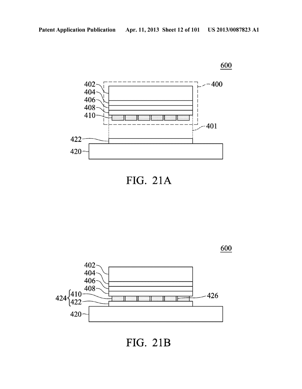 LIGHT EMITTING DIODE CHIP, LIGHT EMITTING DIODE PACKAGE STRUCTURE, AND     METHOD FOR FORMING THE SAME - diagram, schematic, and image 13