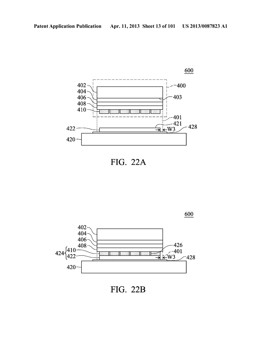 LIGHT EMITTING DIODE CHIP, LIGHT EMITTING DIODE PACKAGE STRUCTURE, AND     METHOD FOR FORMING THE SAME - diagram, schematic, and image 14