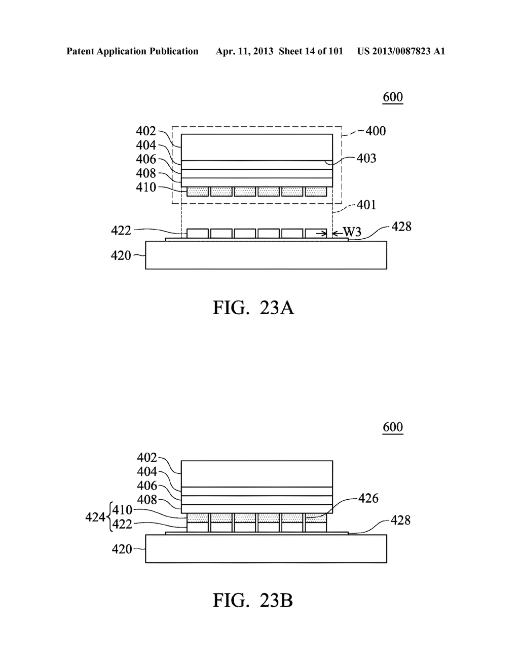 LIGHT EMITTING DIODE CHIP, LIGHT EMITTING DIODE PACKAGE STRUCTURE, AND     METHOD FOR FORMING THE SAME - diagram, schematic, and image 15