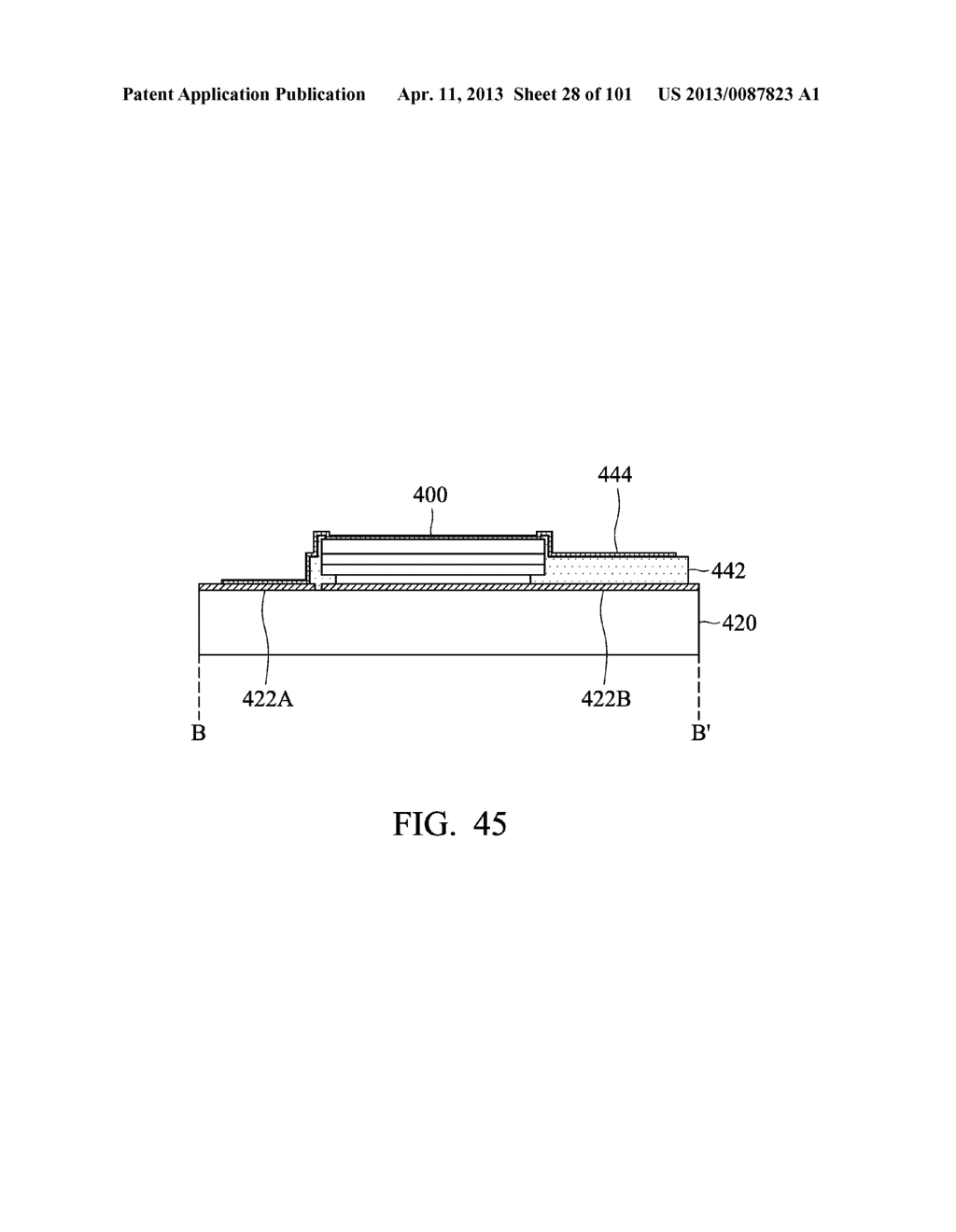 LIGHT EMITTING DIODE CHIP, LIGHT EMITTING DIODE PACKAGE STRUCTURE, AND     METHOD FOR FORMING THE SAME - diagram, schematic, and image 29