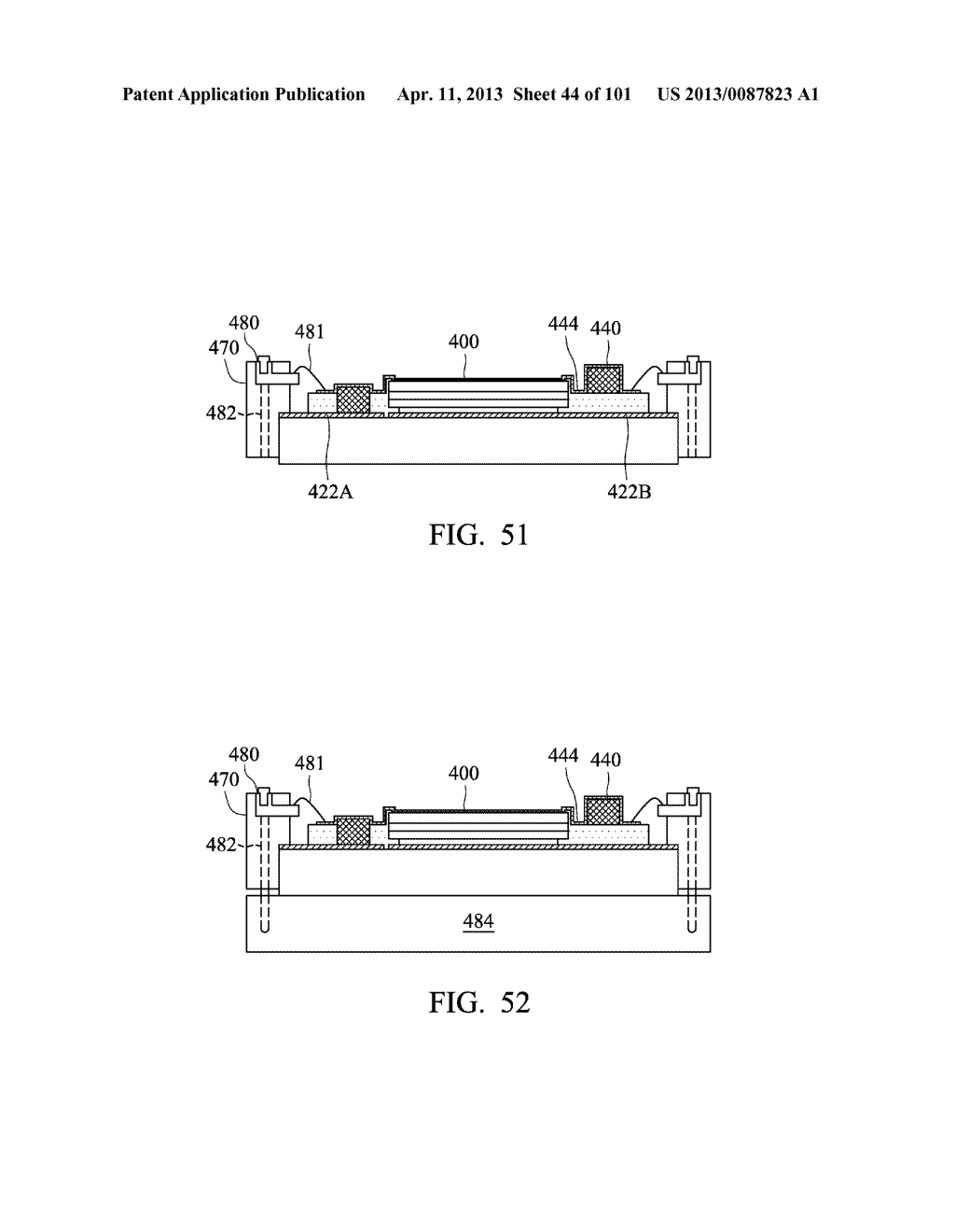 LIGHT EMITTING DIODE CHIP, LIGHT EMITTING DIODE PACKAGE STRUCTURE, AND     METHOD FOR FORMING THE SAME - diagram, schematic, and image 45