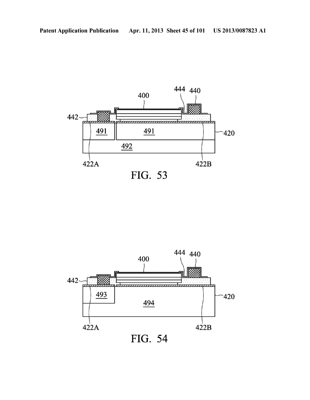 LIGHT EMITTING DIODE CHIP, LIGHT EMITTING DIODE PACKAGE STRUCTURE, AND     METHOD FOR FORMING THE SAME - diagram, schematic, and image 46