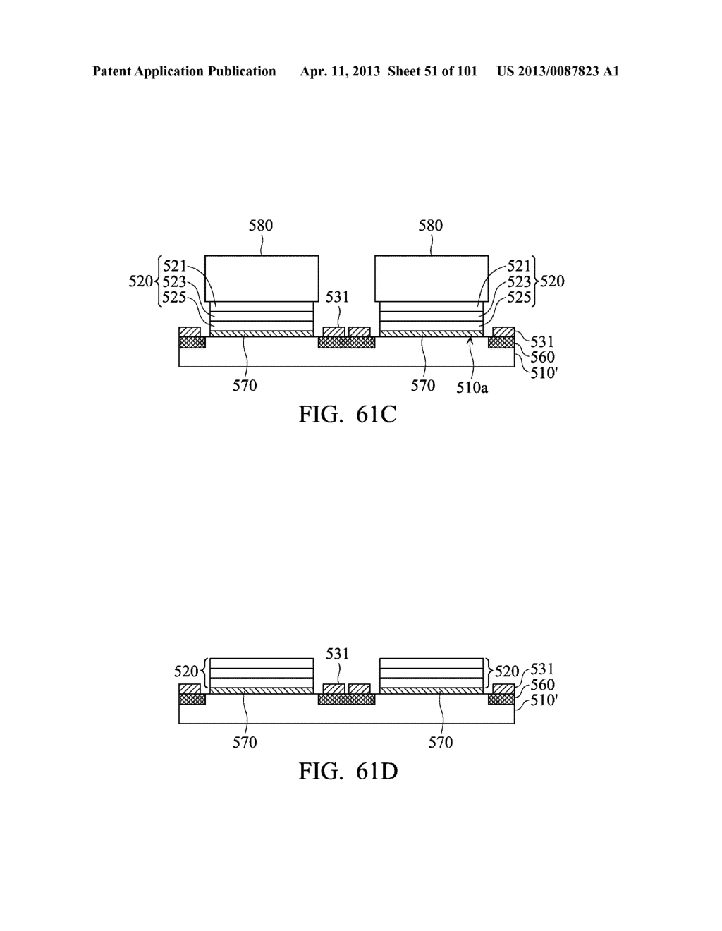 LIGHT EMITTING DIODE CHIP, LIGHT EMITTING DIODE PACKAGE STRUCTURE, AND     METHOD FOR FORMING THE SAME - diagram, schematic, and image 52