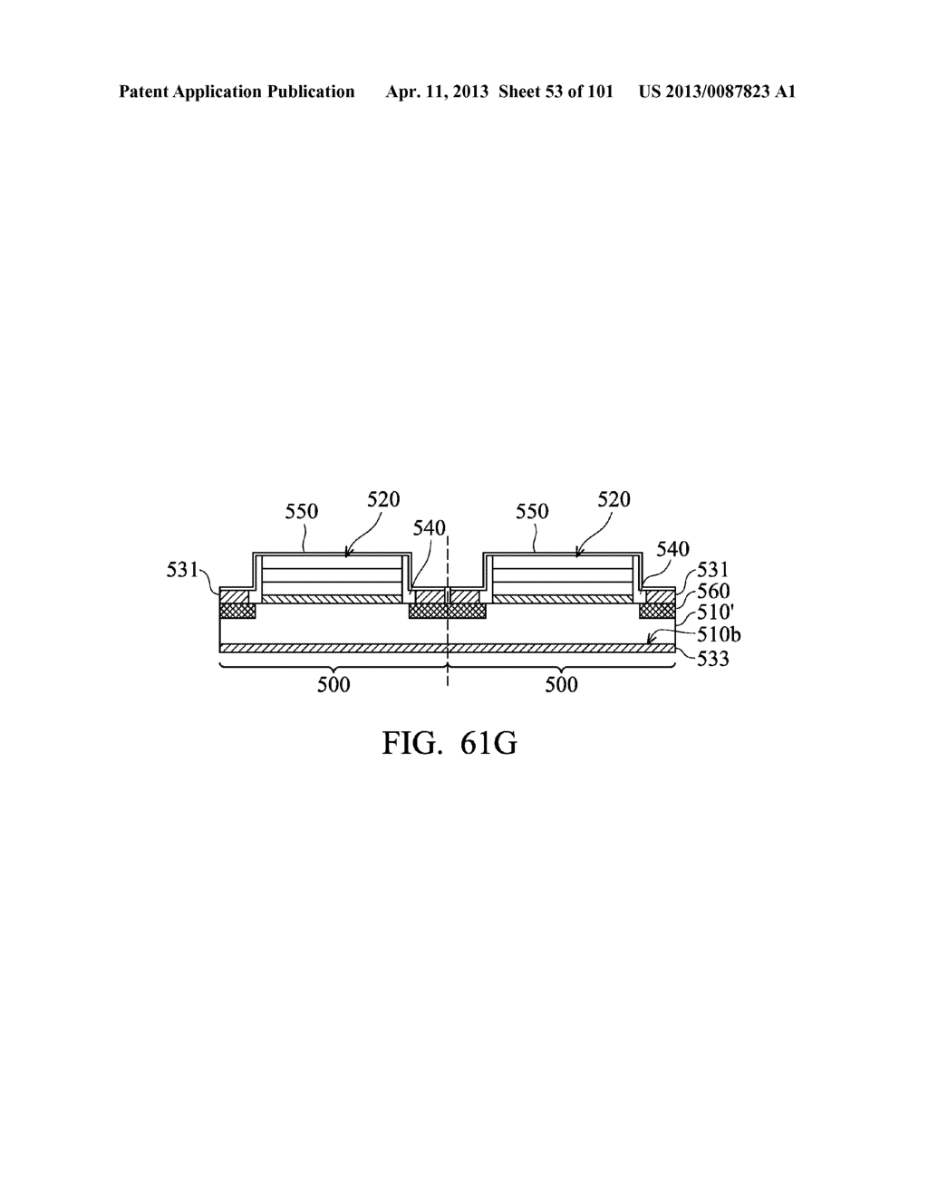 LIGHT EMITTING DIODE CHIP, LIGHT EMITTING DIODE PACKAGE STRUCTURE, AND     METHOD FOR FORMING THE SAME - diagram, schematic, and image 54