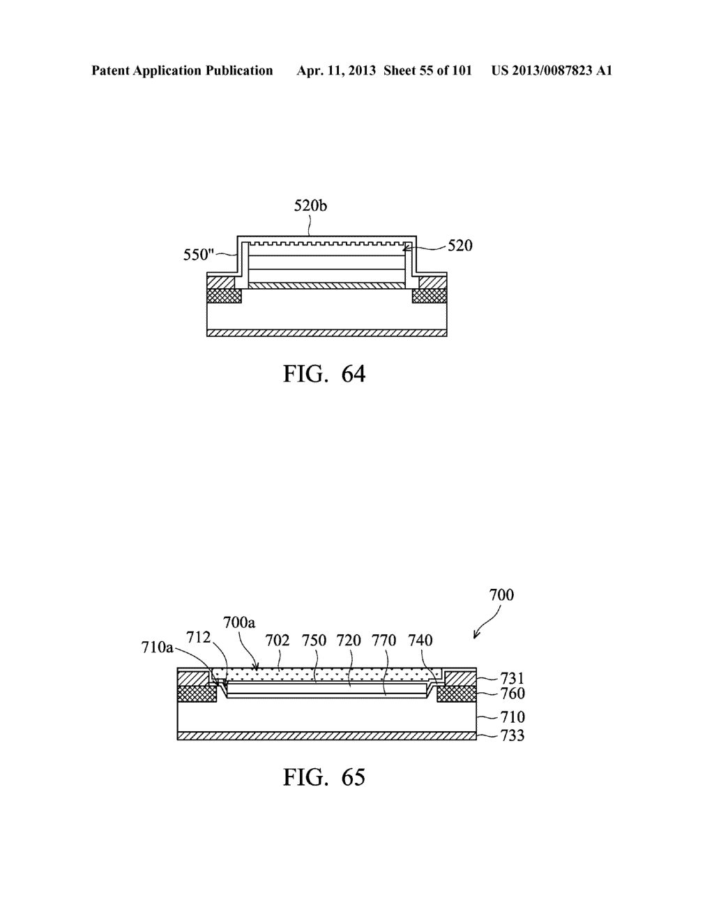 LIGHT EMITTING DIODE CHIP, LIGHT EMITTING DIODE PACKAGE STRUCTURE, AND     METHOD FOR FORMING THE SAME - diagram, schematic, and image 56