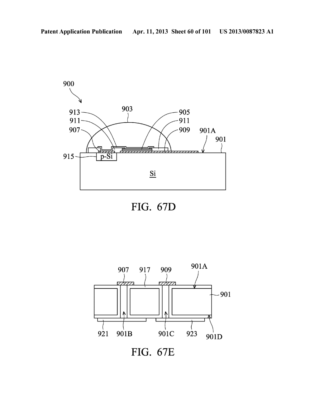 LIGHT EMITTING DIODE CHIP, LIGHT EMITTING DIODE PACKAGE STRUCTURE, AND     METHOD FOR FORMING THE SAME - diagram, schematic, and image 61