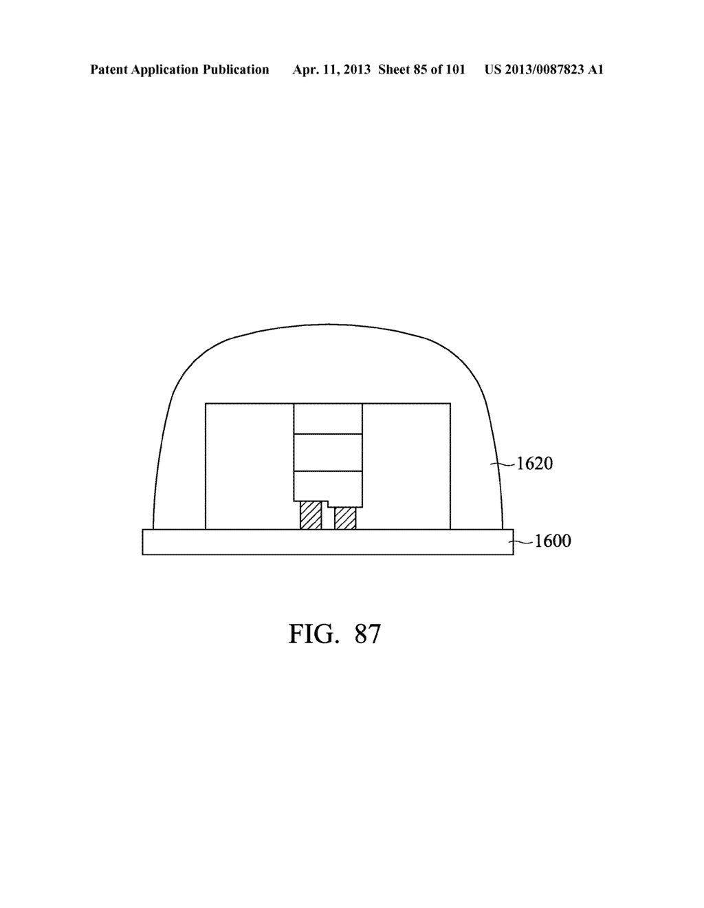 LIGHT EMITTING DIODE CHIP, LIGHT EMITTING DIODE PACKAGE STRUCTURE, AND     METHOD FOR FORMING THE SAME - diagram, schematic, and image 86