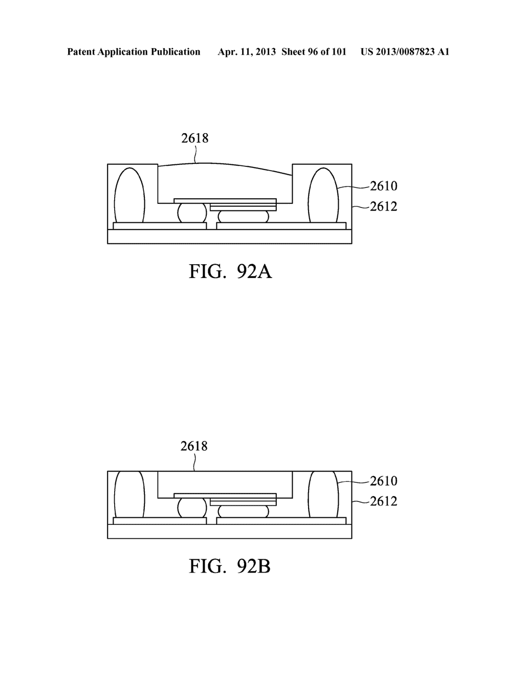 LIGHT EMITTING DIODE CHIP, LIGHT EMITTING DIODE PACKAGE STRUCTURE, AND     METHOD FOR FORMING THE SAME - diagram, schematic, and image 97
