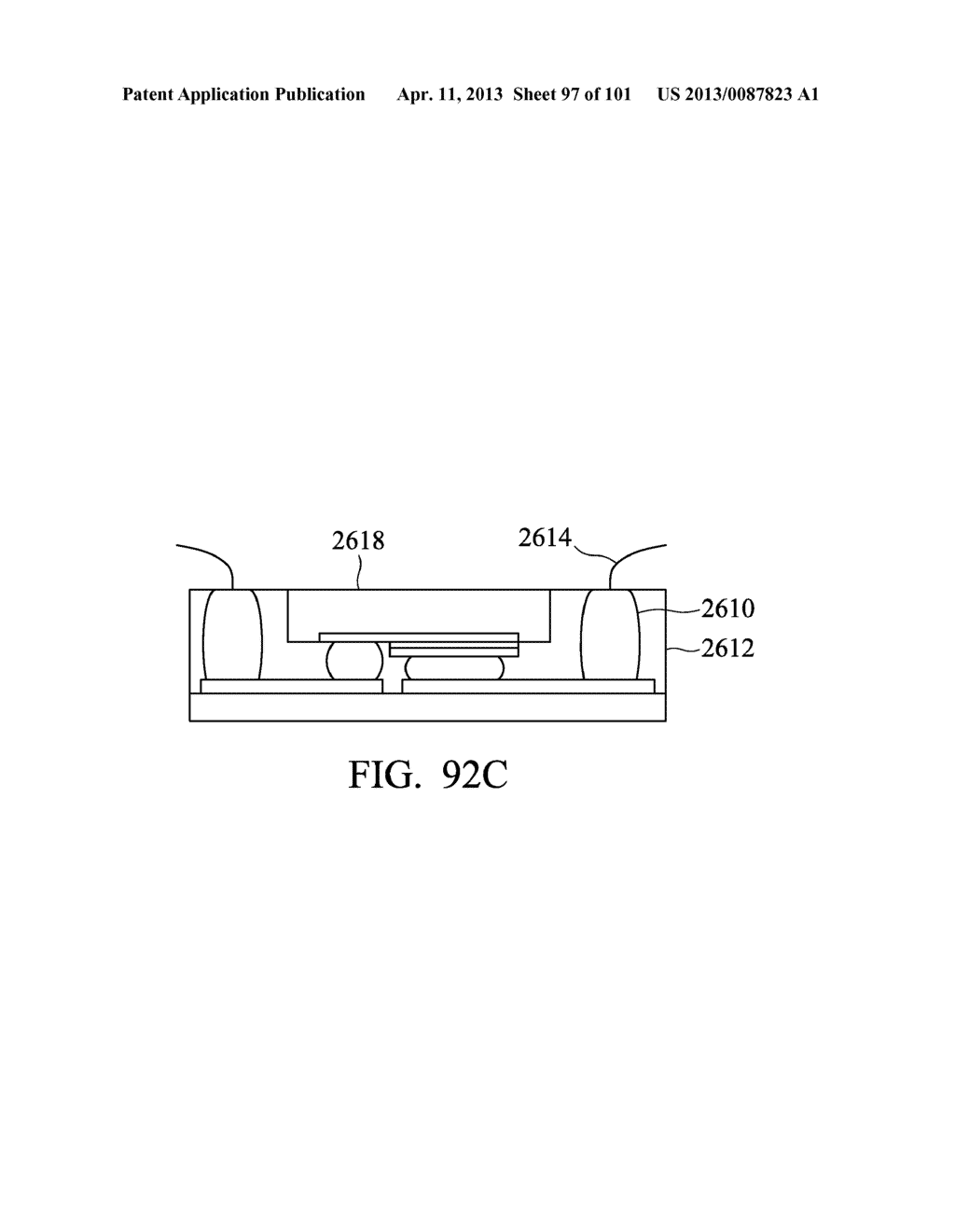 LIGHT EMITTING DIODE CHIP, LIGHT EMITTING DIODE PACKAGE STRUCTURE, AND     METHOD FOR FORMING THE SAME - diagram, schematic, and image 98