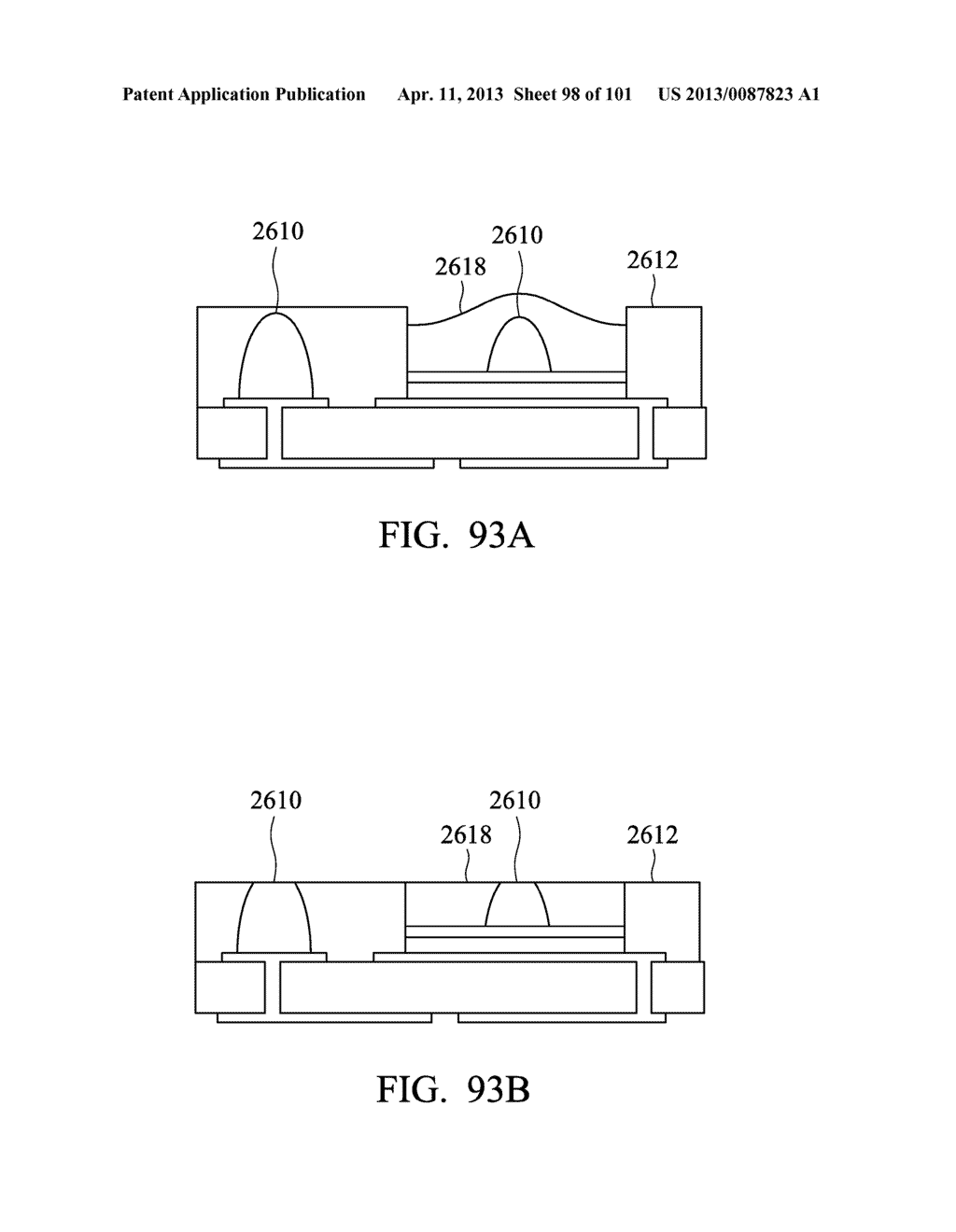 LIGHT EMITTING DIODE CHIP, LIGHT EMITTING DIODE PACKAGE STRUCTURE, AND     METHOD FOR FORMING THE SAME - diagram, schematic, and image 99