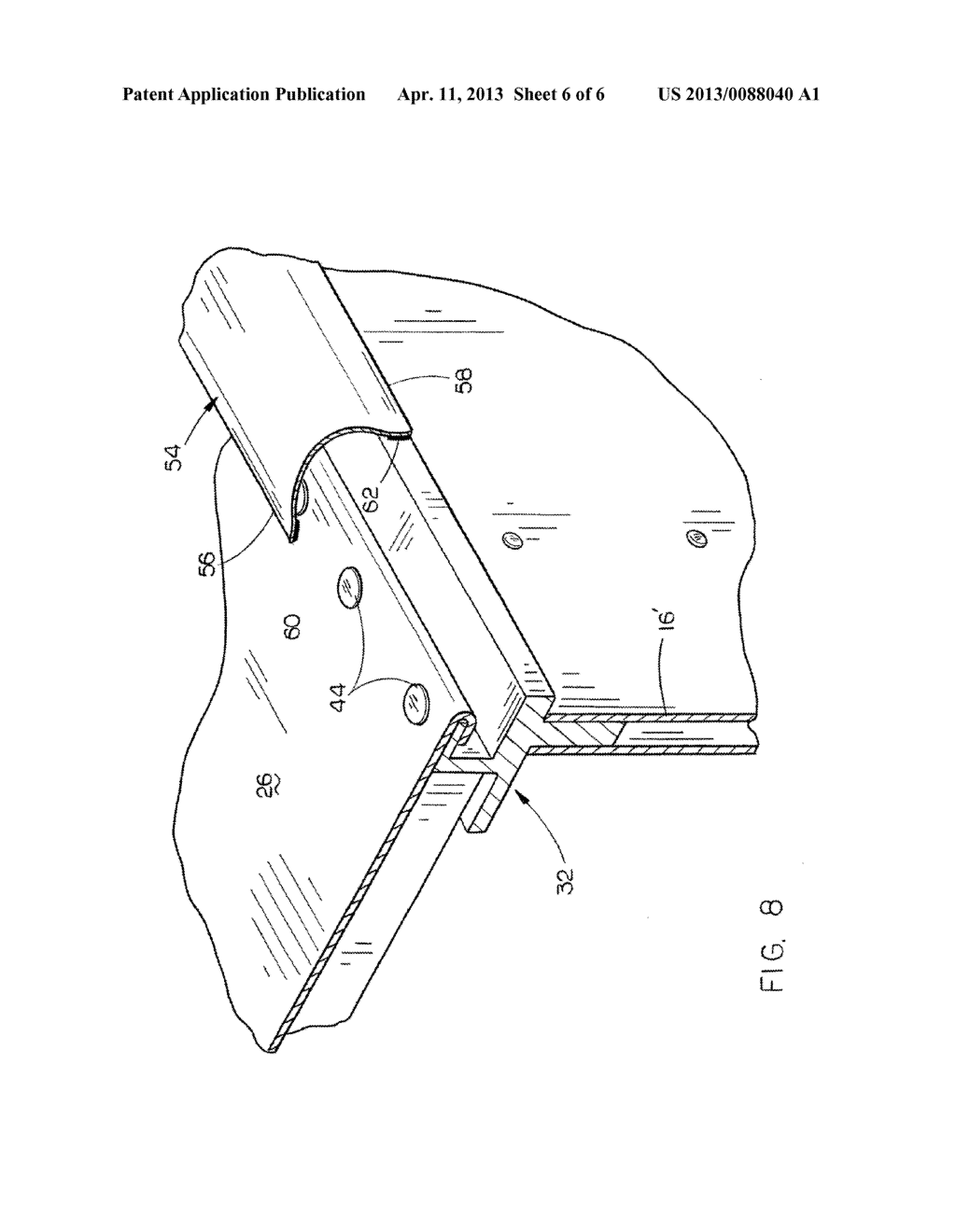 DRAG REDUCTION APPARATUS FOR A TRAILER - diagram, schematic, and image 07