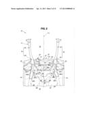 STRUCTURE FOR FRONT SECTION OF VEHICLE BODY diagram and image