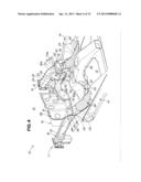 STRUCTURE FOR FRONT SECTION OF VEHICLE BODY diagram and image