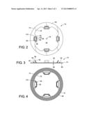 SPACER FOR SPACING WHEEL RIM FROM COMPARTMENT FLOOR diagram and image