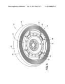 SPACER FOR SPACING WHEEL RIM FROM COMPARTMENT FLOOR diagram and image