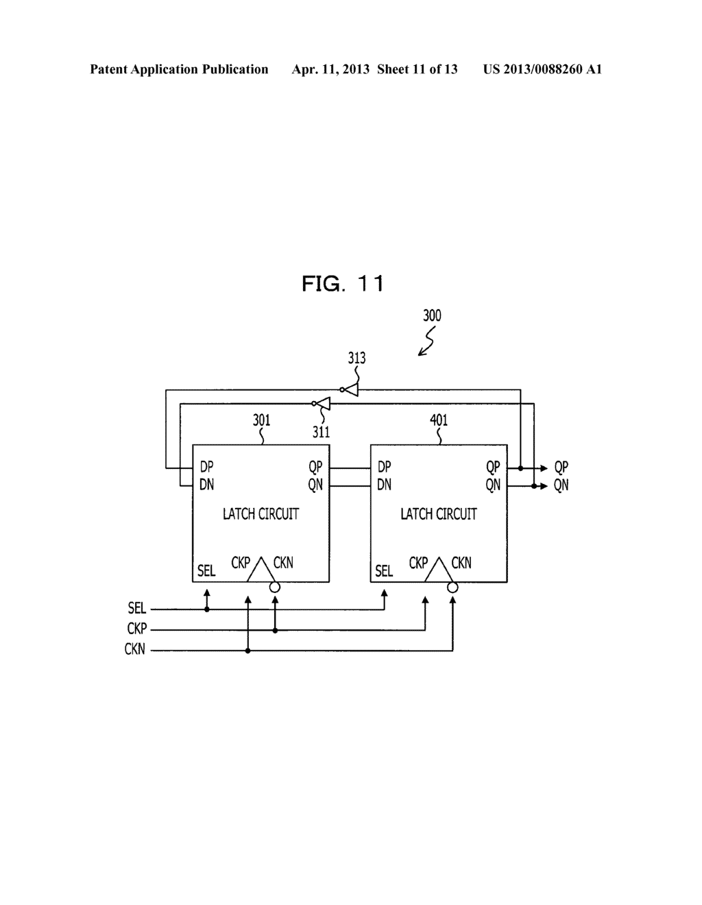 LATCH CIRCUIT, FLIP-FLOP CIRCUIT, AND DIVIDER - diagram, schematic, and image 12