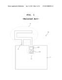 ANTENNA HAVING A FEEDING STRUCTURE, AND A FEEDING METHOD diagram and image