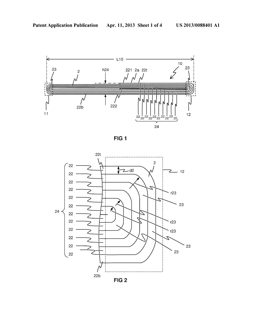 ANTENNA CORE, ANTENNA, AND METHODS FOR PRODUCING AN ANTENNA CORE AND AN     ANTENNA - diagram, schematic, and image 02