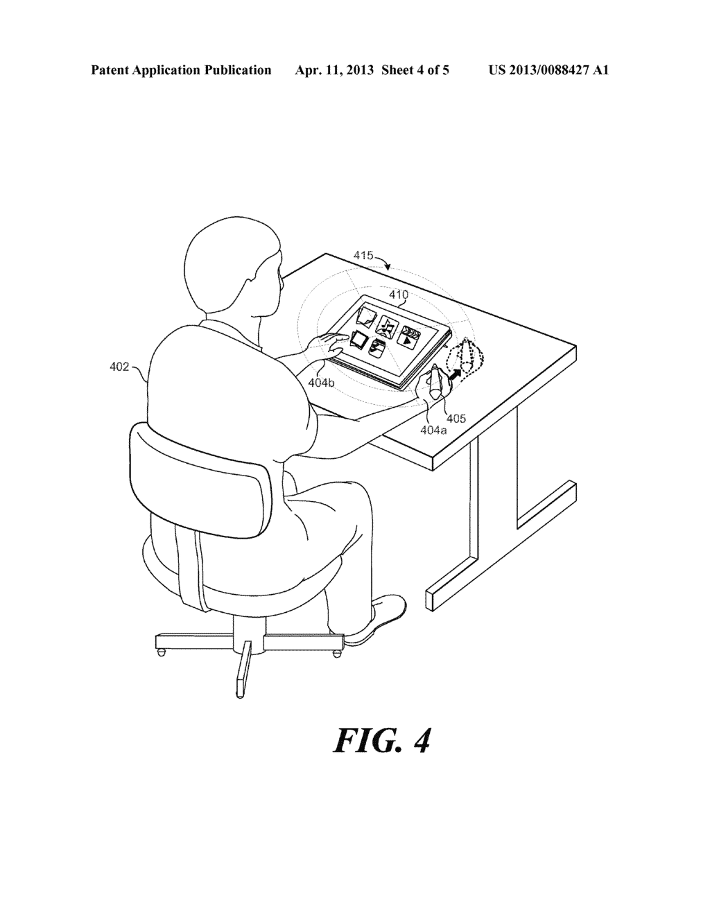 MULTIPLE INPUT AREAS FOR PEN-BASED COMPUTING - diagram, schematic, and image 05