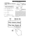 ELECTRONIC APPARATUS AND PROGRAM WHICH CAN CONTROL DISPLAY IN ACCORDANCE     WITH A USER OPERATION diagram and image