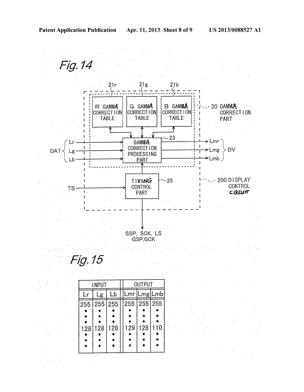 Color Liquid Crystal Display Device And Gamma Correction Method For The     Same - diagram, schematic, and image 09