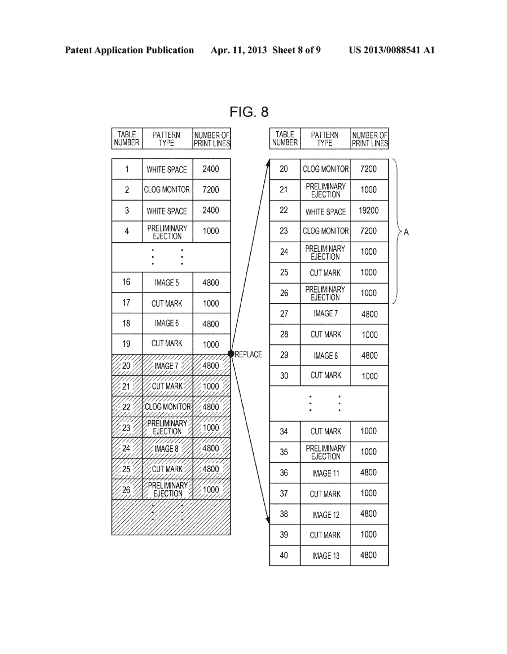 PRINTING APPARATUS AND PRINTING METHOD FOR PERFORMING PRINTING USING A     CONTINUOUS SHEET - diagram, schematic, and image 09